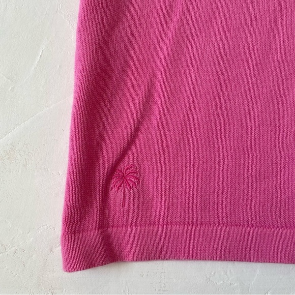 Lilly Pulitzer Pink Sleeveless Knit Sweater Crewneck Vest Top Size S - Picture 4 of 7